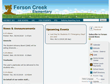 Tablet Screenshot of fersoncreek.d303.org