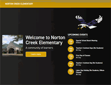 Tablet Screenshot of nortoncreek.d303.org